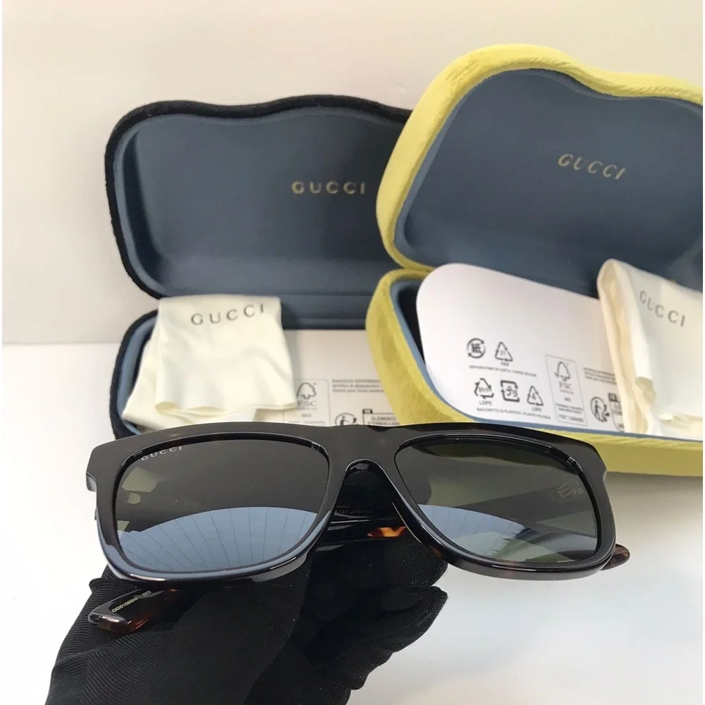 New AUTHENTIC Unisex Gg0158sn 54mm Sunglasses